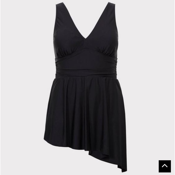 NWOT Torrid Wireless Short Asymmetrical Swim Dress - Picture 13 of 14